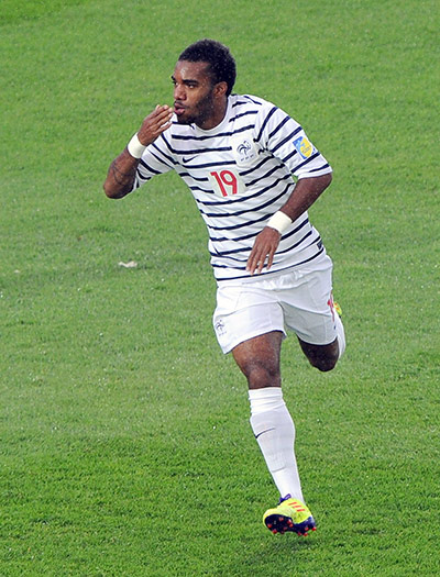 Players in Fifa 12: French forward Alexandre Lacazette