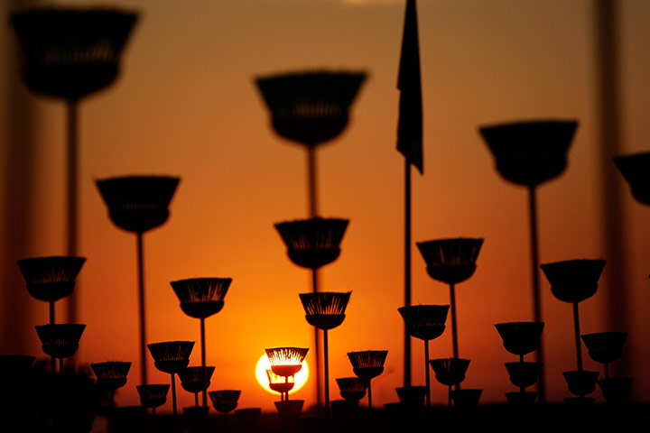 24 horus in pictures: Brooms place by Rio de Paz non-governmental organisation, Brazil