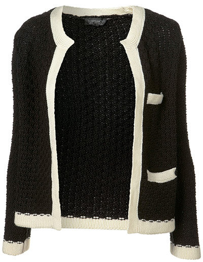 Key trends: monochrome: Cardigan