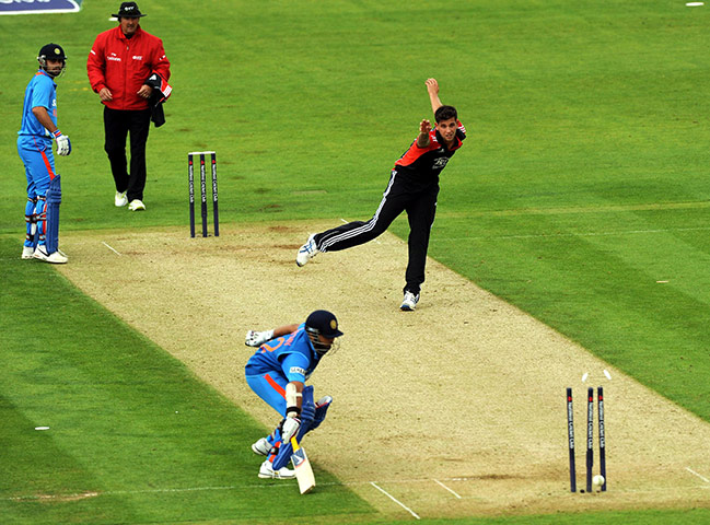 England v India One Dayer: Attempted run out