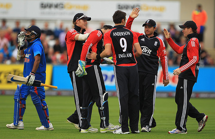 England v India One Dayer: James Anderson wicket of Parthiv Patel 