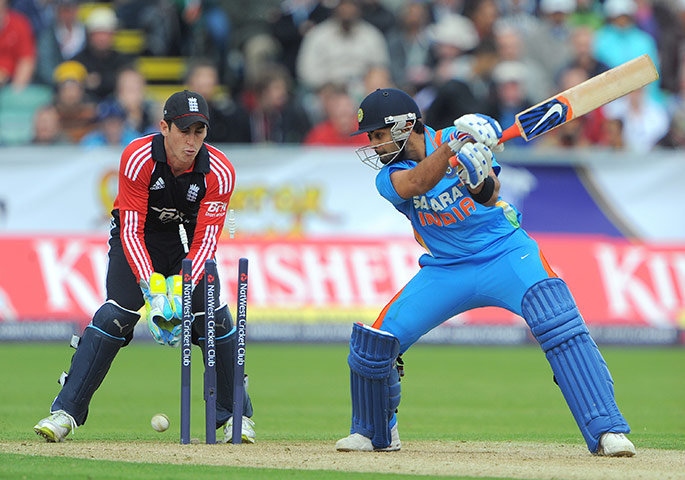 England v India One Dayer: Virat Kohli wicket