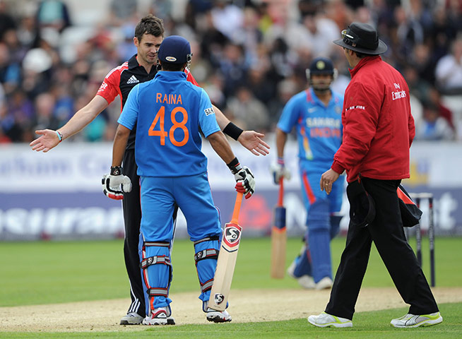 England v India One Dayer: Raina and Anderson