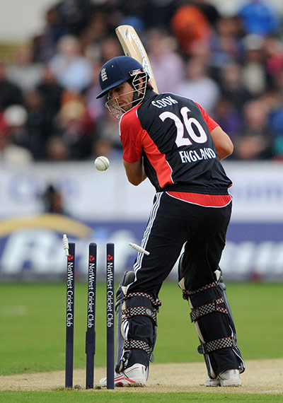 England v India: Alastair Cook wicket