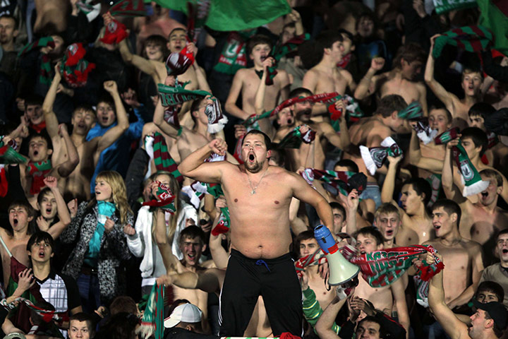 Europa League: Rubin Kazan fans