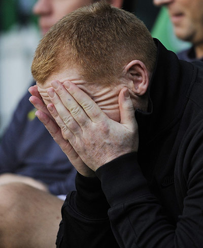 Europa League: Celtic manager Neil Lennon at their Europa League match against Udinese