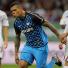 Europa League: PSV Eindhoven's Wilfred Bouma celebrates scoring against Rapid Bucharest