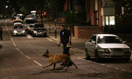 Three teenagers shot on west London estate