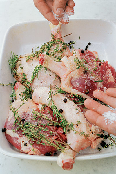 How to cook confit duck legs - in pictures