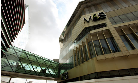 M&S Westfield shopping centre in Stratford, east London.