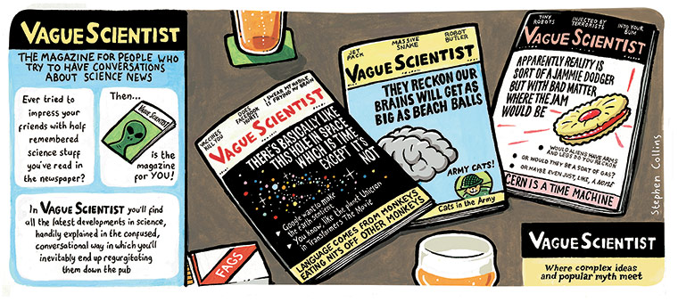 Stephen Collins: Stephen Collins: Vague scientist