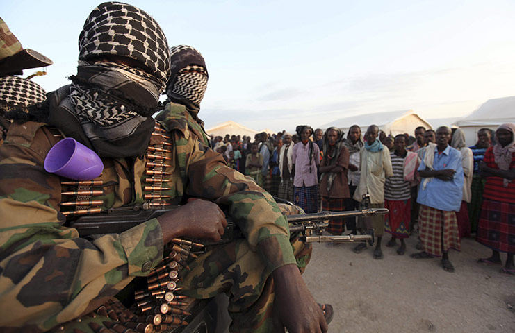 24 hours: Somalia: Members of al-Shabaab ride in their pick-up trucks