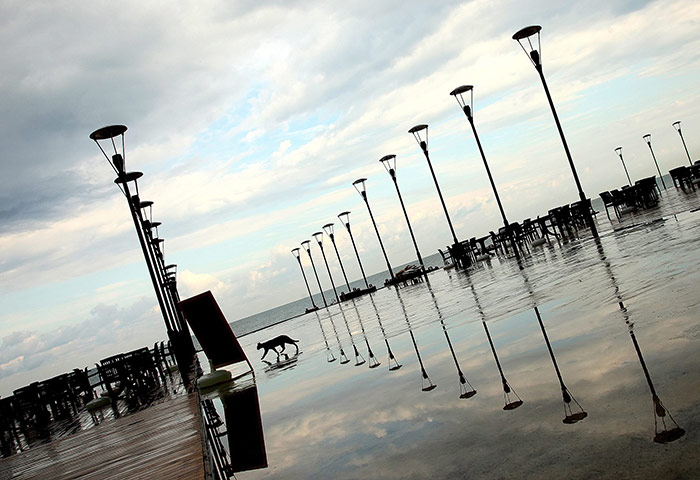 24 hours: Batumi, Georgia: The beach at Batumi, a seaside city on the Black Sea coast