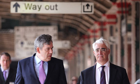 Gordon Brown and Alistair Darling