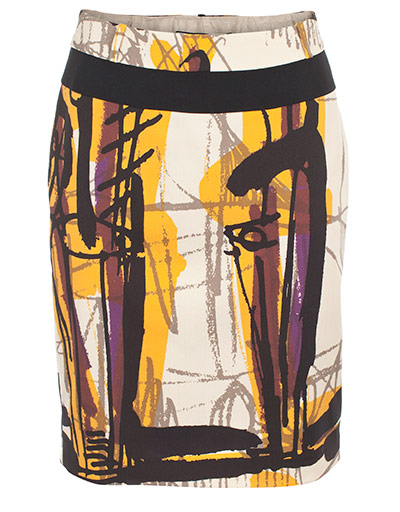 Key trends: skirts: Henry Moore print skirt