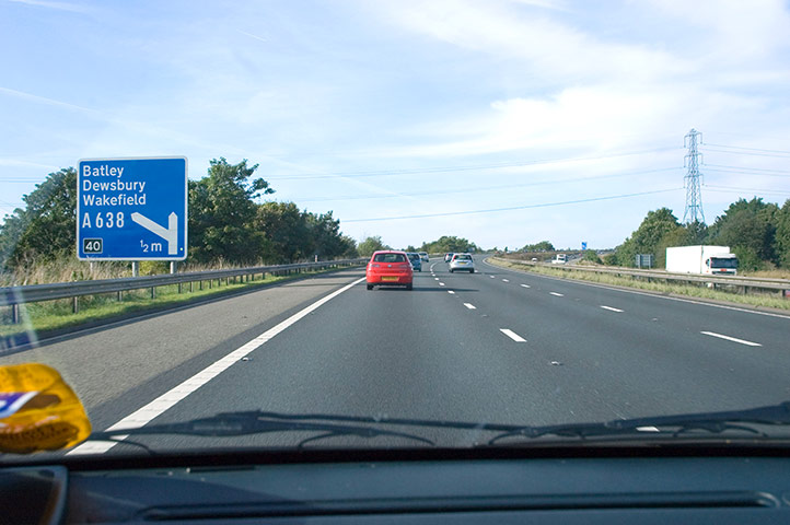 10 best: Product designs: M1 Motorway from front passenger seat