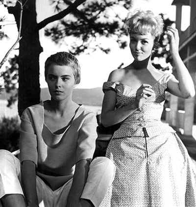 BFC inspirations: Jean Seberg, Mylene Demongeot in 'Bonjour Tristesse', 1958