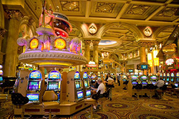 BFC inspirations: Gaming Floor at Caesar's Palace in Las Vegas 