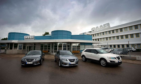 The Saab factory in Trollhättan