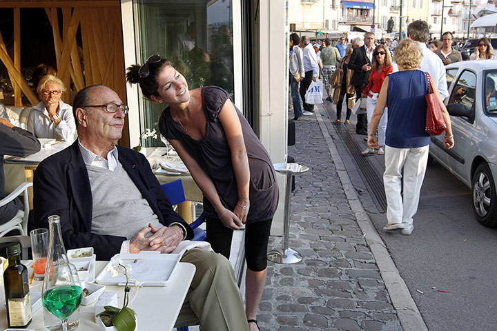 Week in Business: Former French President Jacques Chirac at Girelier in St Tropez