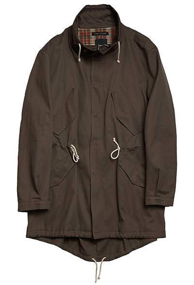Key trends: men's coats: Parka