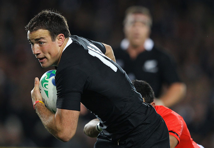 RWC game 1: Richard Kahui runs with the ball