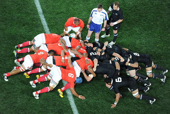 RWC game 1: A Tonga scrum