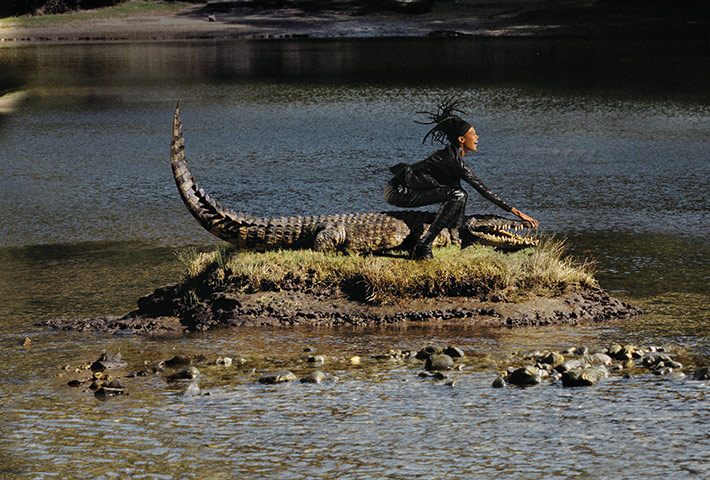 Ophelia Lovibond: Naomi Campbell in Dior Haute Couture