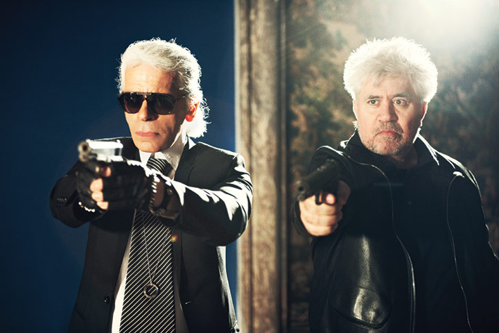 Ophelia Lovibond: Karl Lagerfeld and Pedro Almodóvar