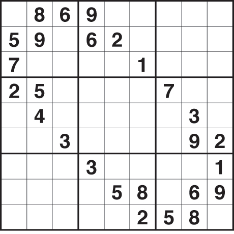 Sudoku 2101 hard Fill the grid so that every row every column and every