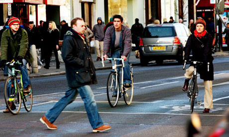 Bike blog: cyclists at junction