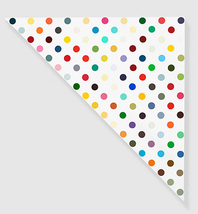 Damien Hirst at Gagosian: Damien Hirst, Complete Spot paintings at Gagosian, Leverphanol