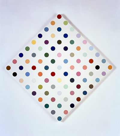 Damien Hirst at Gagosian: Damien Hirst, Complete Spot Paintings at Gagosian, Eucatropine