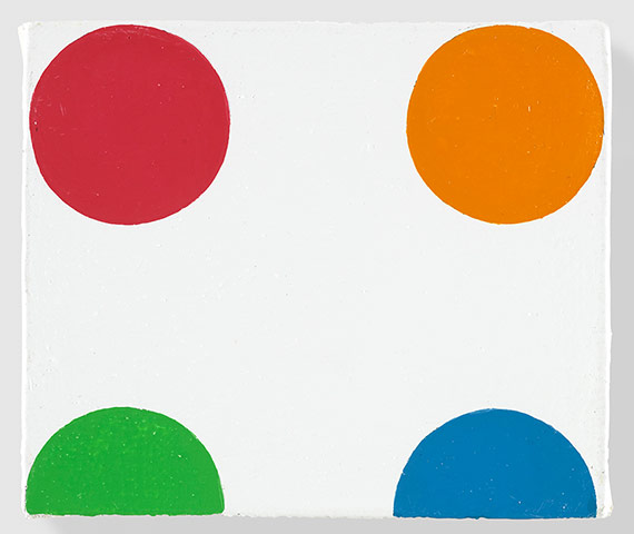 Damien Hirst at Gagosian: Damien Hirst, Complete Spot Paintings at Gagosian, Bromchlorophenol Blue