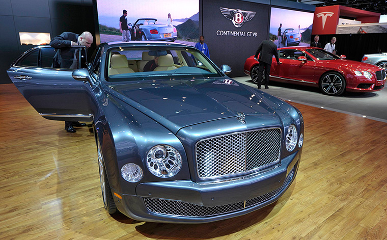 Detroit Auto show: A Bentley Mulsanne