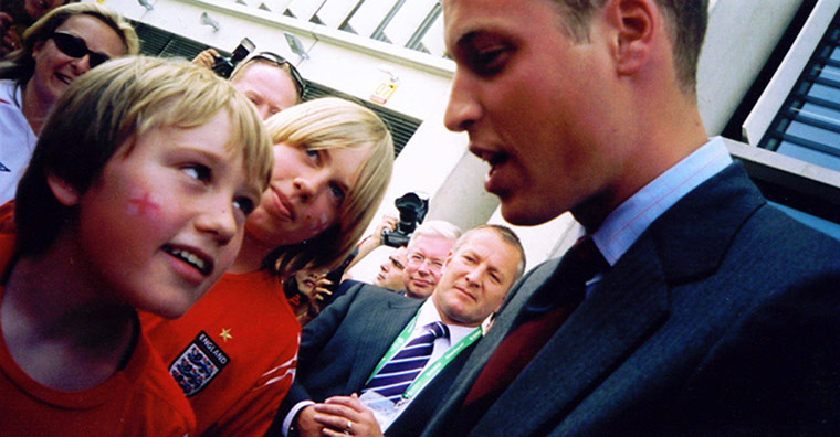 Celebrity pictures: Celebrity pictures: Prince William and Louie Bell