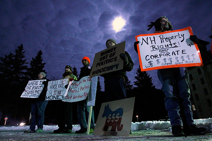 24 hours in pictures: Dixville, US