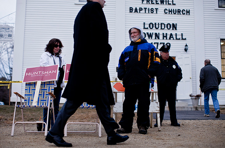 New Hampshire primary: campaigners