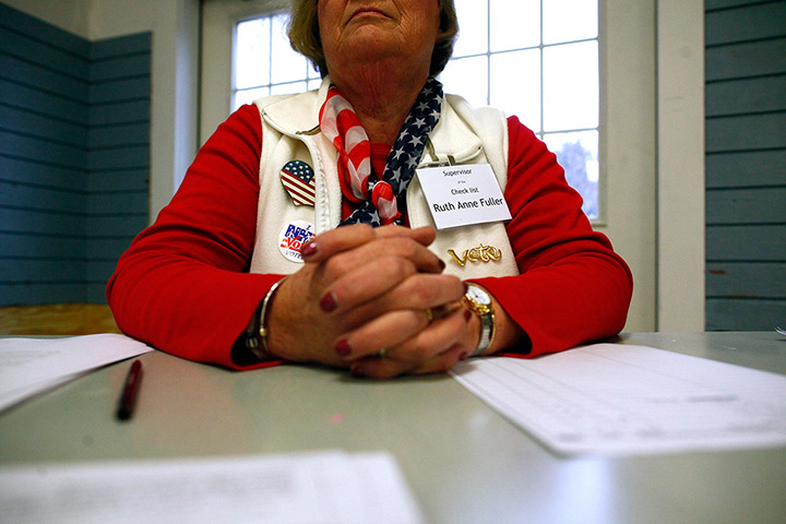 New Hampshire primary: poll worker