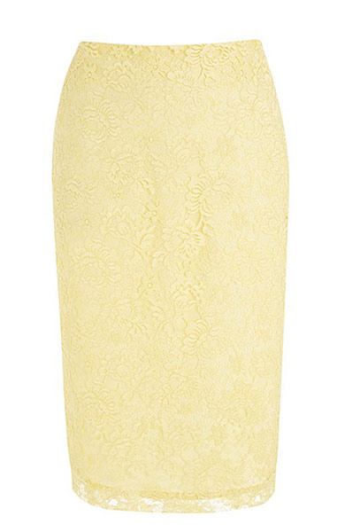 Pastels: Red Herring lace skirt 