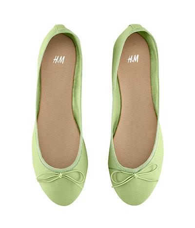 Pastels: H&M flats