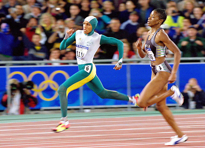 Cathy Freeman: Cathy Freeman and Lorraine Grah