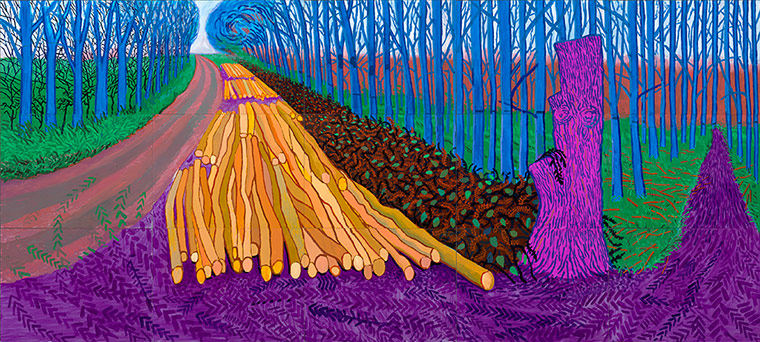 Hockney: Bigger Picture: Winter Timber 2009 by David Hockney