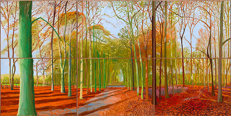 Hockney: Bigger Picture: Woldgate Woods, 2006, by David Hockney
