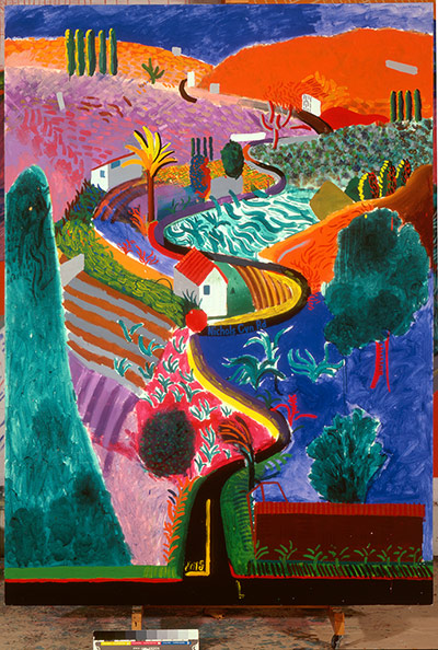 Hockney: Bigger Picture: Nichols Canyon, 1980, by David Hockney