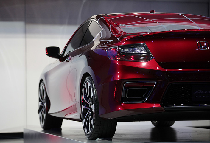 Detroit motor show: The Honda Accord Concept vehicle is introduced