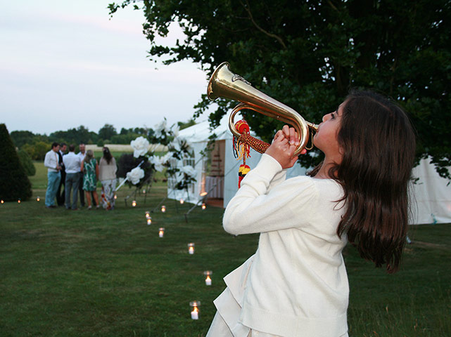 In pictures: : girl with cornet