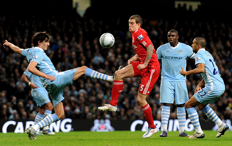 Sport: Manchester City v Liverpool - Carling Cup Semi Final First Leg