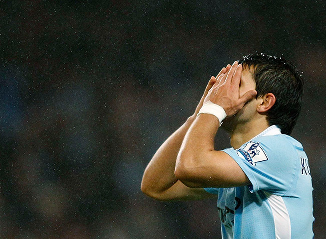 Sport..: Manchester City's Sergio Aguero