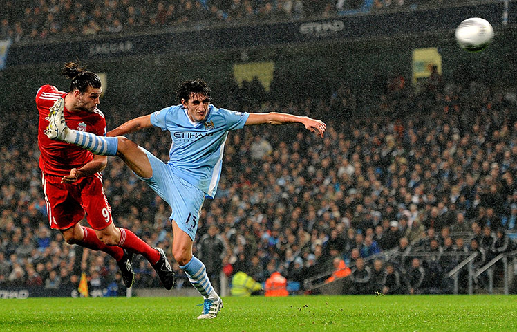 Sport...: Manchester City v Liverpool - Carling Cup Semi Final First Leg